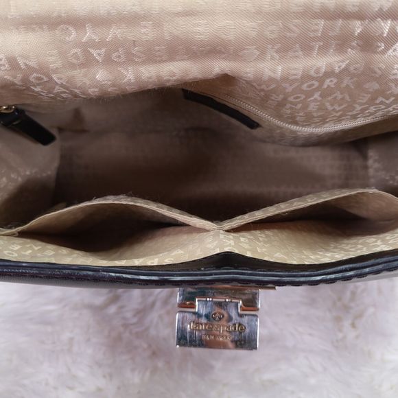 KATE SPADE NEW YORK Doris Harwood Place Large Top Handle Satchel Smooth Cowhide - Picture 8 of 16